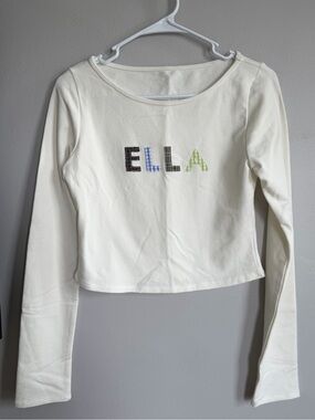 Oddli Custom Long Sleeve Shirt ELLA Patchwork‎ M
